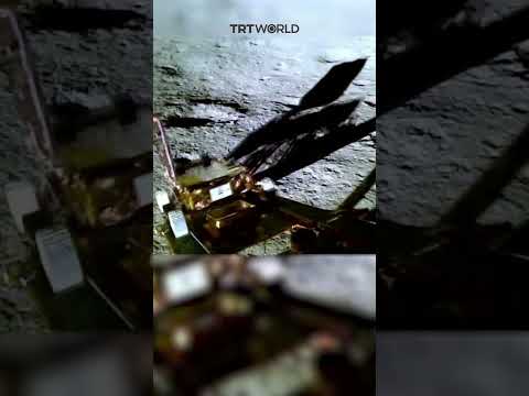 India’s Chandrayaan-3 rover takes first steps on the moon