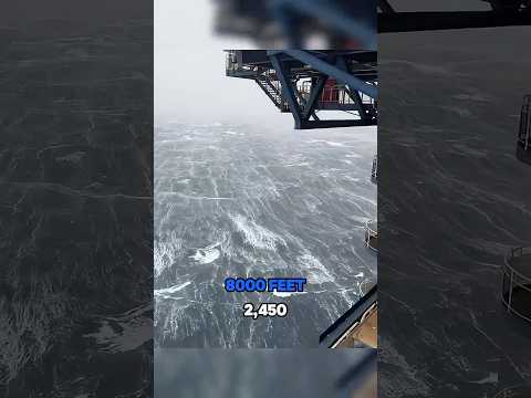 The Deepest Oil Platform in The World! #oceanwaves #technology